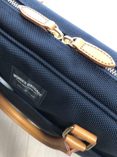 MGビジネスバッグ・ファスナー