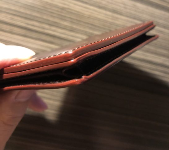 シェルコードバン2名刺入れコバ1